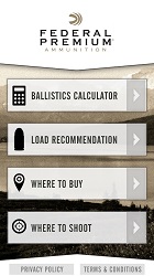 Federal Premium Ammunition Ballistics App